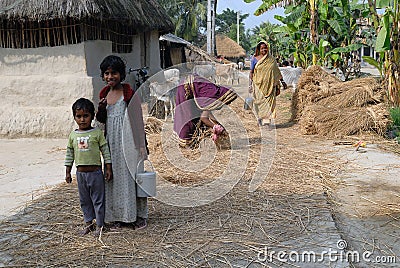 Hunger & Malnutrition Editorial Stock Photo